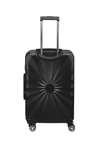 Büyük Boy %100 Polikarbon Valiz 4x2 Teker Siyah 1809 Siyah