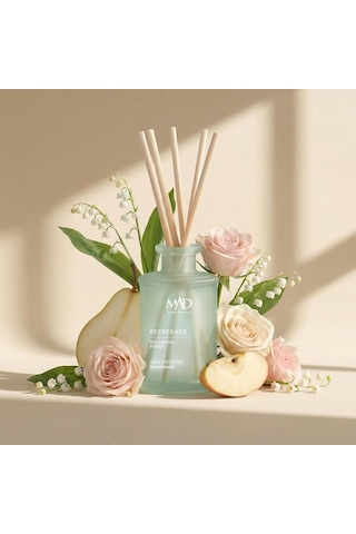 Wellbeing Refreshed 190 Ml, Fiber Çubuklu Ortam Kokusu Armut, Elma Ve Su Notaları İle Ferahlık Ve Yenilenme