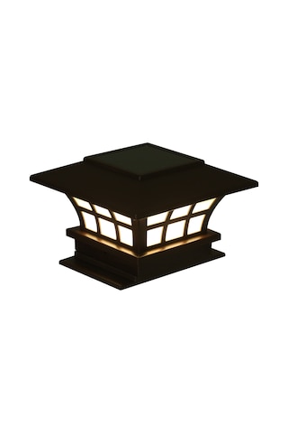 Dofolink Güneş Enerjili 1w Led Direk Lambası, Otomatik Işık Kontrolü, 600mah Şarjlı Pil, Ip55 Su Geçirmez, Islak Beyaz, Bahçe Ve Bahçe İçin Sıcak Beyaz