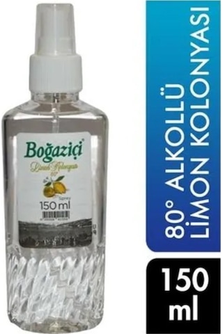 Boğaziçi 80 Derece Limon Kolonyası Sprey Pet Şişe 150 ML