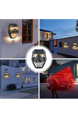 Greentech Güneş Enerjili - Yüz Görünümlü Led Aydınlatma / GT-SL19