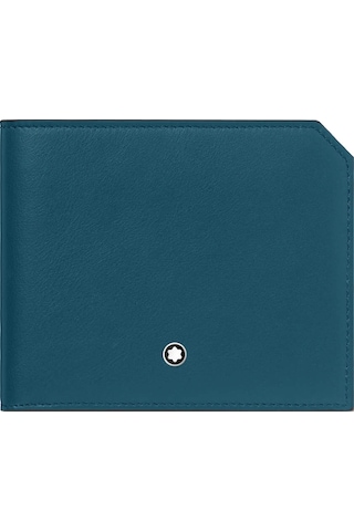 Mont Blanc Montblanc Meisterstück Selection Soft Mini 6cc Cüzdan 131242 Mavi