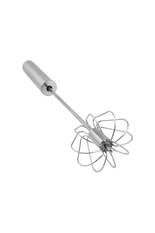 Yasammerkezi 12 Inç Kırmızı Stil 304 Paslanmaz Çelik Yumurta Çırpma Yarı Otomatik Yumurta Çırpıcı Manue Ahşap