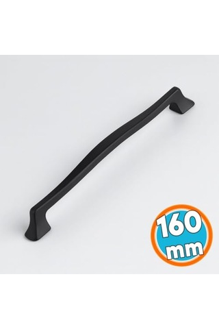 Mobilya Çekmece Mutfak Dolabı Dolap Kulpları Kulbu Kulpu Siyah Siyah Metal Kulp 160 Mm -16 Cm Çok Renkli