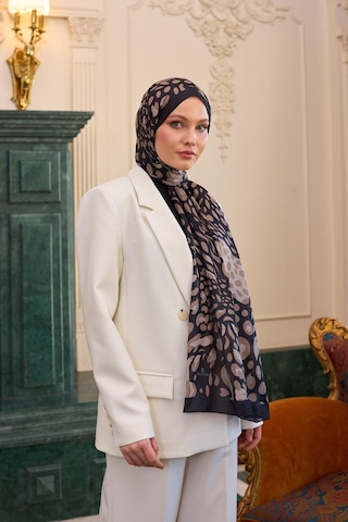 İpekhan Soft Şal Kahve 3050-08 Çok Renkli