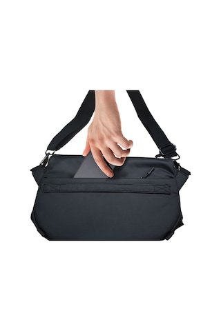 Lenyes Lb562 Dreamer Crossbody Serisi Su Geçirmez Deri Tasarımlı Çapraz Vücut Çantası Siyah Siyah