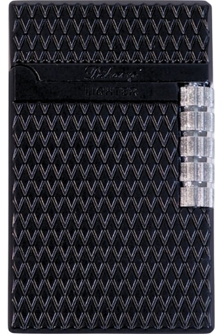 Black Martin Soft Flame Desenli Siyah Metal Çakmak - Tr9279