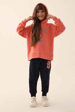 Rolypoly New York Pembe Kız Çocuk Eşofman Takımı Mint