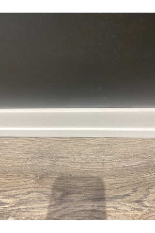 6 Cm Beyaz Parke Süpürgelik