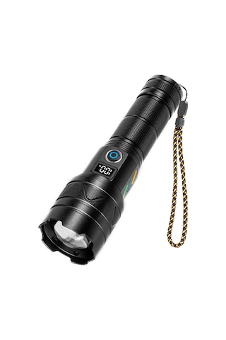 Cbtx A06-a 20w Parlak Lazer 5 Modlu El Feneri Alüminyum Alaşımlı Su Geçirmez Açık Kamp Yürüyüş Meşalesi