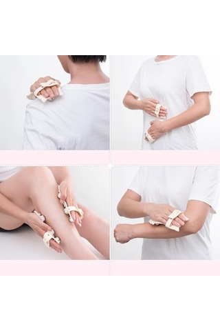 El Tipi Vücut Masaj Eldiven Omuz Sırt Uylukları İçin Tüm Vücut Masaj Aracı Dyw9f9 Siyah