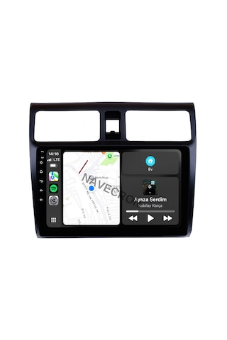Suzukı Swıft 2005-10 10" Uyumlu Androıd Multimedya Gerçek 2/32 Kablosuz Carplay Geri Görüş Kameralı 10"