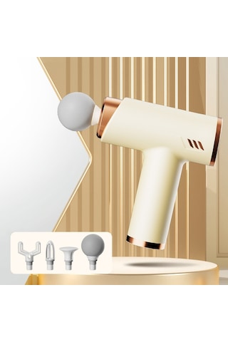 Sones Lcd Değişken Frekanslı Sessiz Fasya Tabancası Yüksek Frekanslı Titreşimli Kas Gevşeme Masaj Aleti Haki