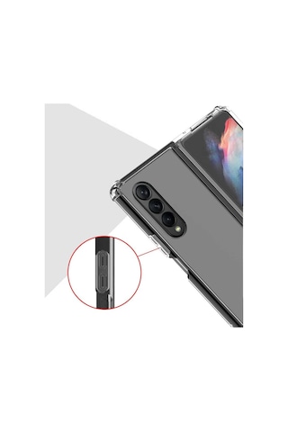 Galaxy Z Fold 4 Uyumlu Zore Nitro Anti Shock Silikon-renksiz Renksiz