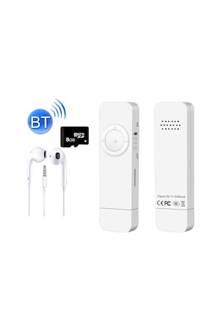 5014mp Şarjlı Mp3 Çalar Bluetooth Lu Müzik Player Mini Mp3 Stick Hafıza Kartı Girişli 8gb Tf Kart