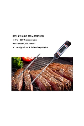Dijital Mutfak Termometresi Yemek Sıcaklık Yoğurt Mayalama Derece N11.505