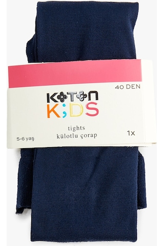 Koton Simli Külotlu Çorap 40 Den Lacivert 4wkg80079aa 4WKG80079AA716