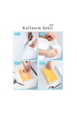 Dijifix Yapışkanlı Asetat 80micron 2mx45cm Şeffaf 1 Adet Şeffaf