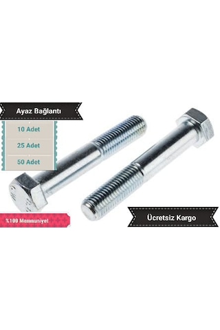 Ayaz M16X130 Çelik Civata 25 Adet 1 Kutu