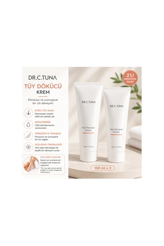 Dr. C. Tuna Tüy Dökücü Krem 100 Ml X 2 Avantaj Paketi