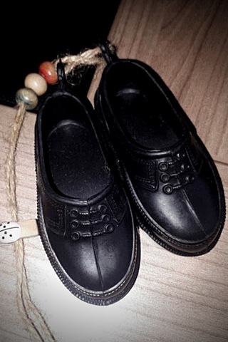 Minyatür, Etnik, Vintage Kara Lastik Modelli Araba Dikiz Ayna Süsü