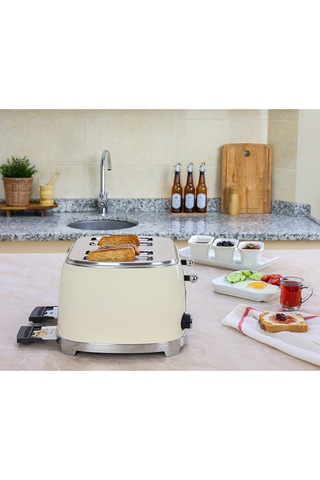 Zilan ZLN1214 1500 W Ekmek Kızartma Makinesi Retro