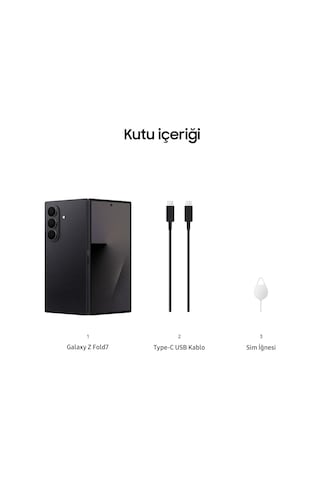 Samsung Galaxy Z Fold7 256 GB (Samsung Türkiye Garantili)