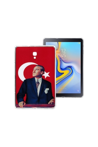 Samsung Uyumlu Galaxy Tab A Sm T590 Baskılı Silikon Kılıf Bk-26