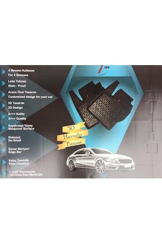 Renault Megane 4 2016 Sonrası 3D Havuzlu Paspas