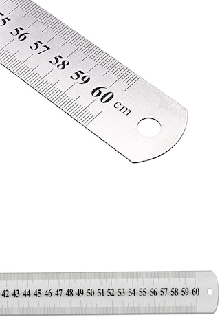 Paslanmaz Çelik Cetvel 60cm