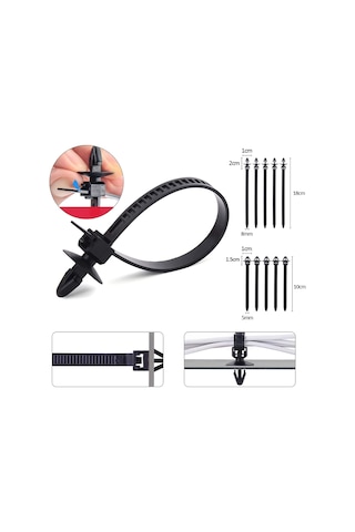 Klips Araba Kapı Tampon Plastik Panel İtme Pim Tutucu 630 Parça N11.3188