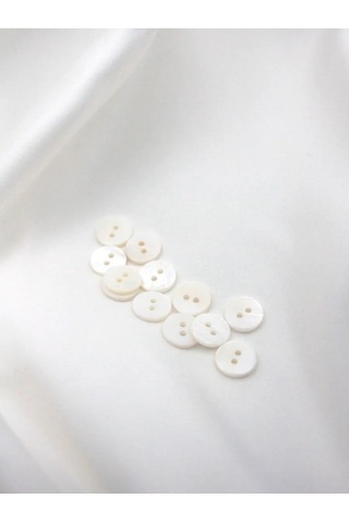 The New Button Doğal Deniz Kabuğundan Düğmeler 11 Mm 12 Adet 276352016