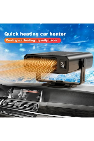 Geeksen Araba Isıtıcı Araba Isıtma Isıtıcı Defroster 12V 120W Beyaz