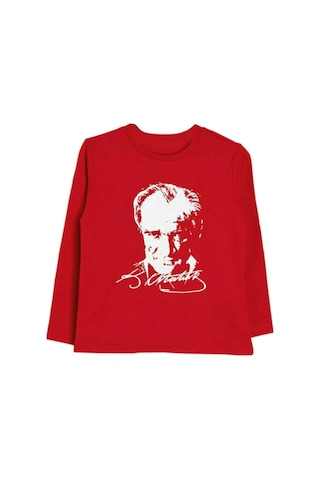 Nacar Store Kız-erkek Çocuk Ve Yetişkin Baskılı Uzun Kol 29 Ekim 19 Mayıs 23 Nisan 10 Kasım Tişört Kirmizi Nacar Store Kız-erkek Çocuk Ve Yetişkin Baskılı Uzun Kol 29 Ekim 19 Mayıs 23 Nisan 10 Kasım Tişört Kirmizi