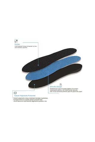 Active Team BU01 - 2 Cm Boy Uzatıcı Gizli Topuk Yükseltici, Tabanlık