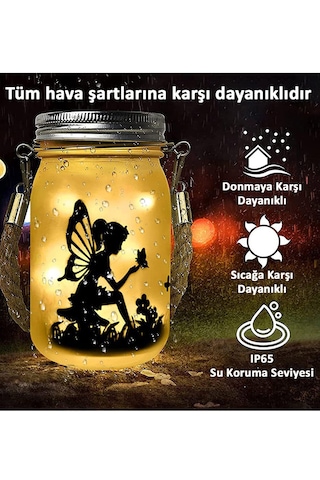 Greentech Güneş Enerjili Dekoratif LED Fener / Askılı Bahçe Feneri / Bahçe Dekorasyon Feneri / GT-SL28