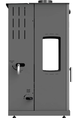 Sılver Plus 8 Kw Kuzine/ Manuel Pelet Ve Odun Sobası / Baba's Stove