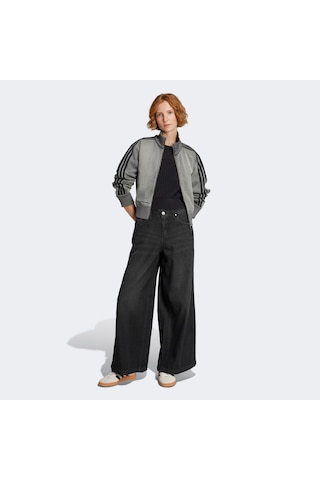 Adidas Adicolor Denim Kadın Gri Kot Hırka Jy2564 Gri