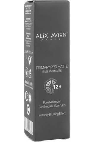 Alix Avien 12 Saat Kalıcı Pürüzsüz Ve Mat Görünüm Sağlayan Nemlendirici Mat Makyaj Bazı 30 ML