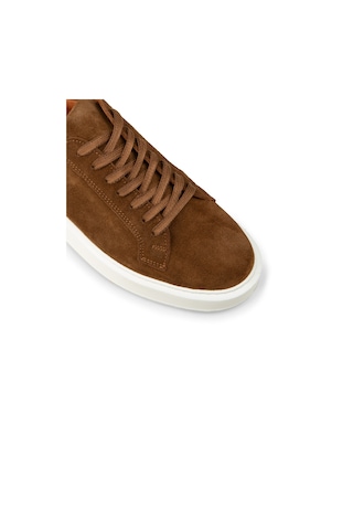 Deery Erkek Hakiki Süet Taba Renk Sneaker Ayakkabı - E4182mtbae01 Taba
