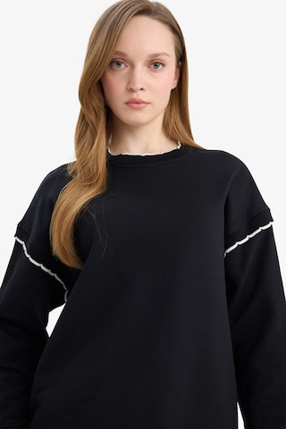 Defacto Regular Fıt Bisiklet Yaka Sweatshirt Tunik G9241ax26spbk81 Siyah-bk81