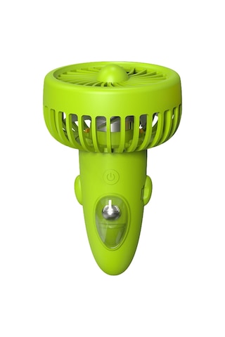 Kangvka F6 Yeşil Boyutlu El Tutan Veya Boya Asılan Usb Şarjlı Mini Fan - 3 Hız Ayarı, Uzun Süre Çalışır, Taşınabilir Ev, Ofis Ve Seyahat Kullanıma Uygun