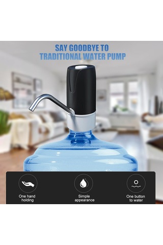 Teltree Usb Şarjlı Taşınabilir Su Pompası - Kamp, Ofis Ve Seyahat İçin Pratik Su Dispanseri Diğer