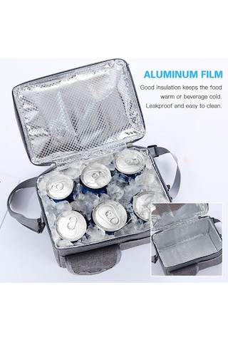 Tongxida Çift Katlı Termal Çanta - Kamp Ve Piknik İçin Koyu Mavi Tp19 Koyu Mavi