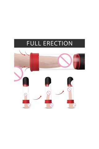 Carmine S-Hande 9 Modlu Şarj Edilebilir Güçlü Otomatik Penis Pompası Kırmızı