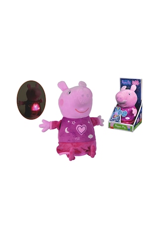 Peppa Pig Işıklı Ve Sesli İyi Geceler Peppa Peluş Pembe