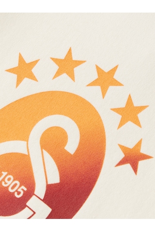 Gsstore Galatasaray Degrade 5 Yıldız Bebek Body B251407 Ekru