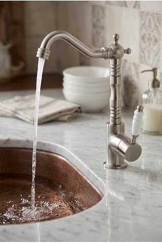 Rustik Mutfak Bataryası Inox-saten Inox