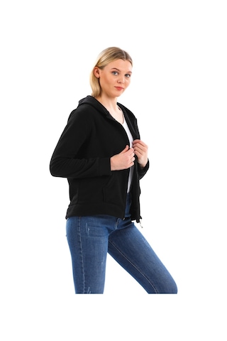 Slazenger Sofal I Kadın Polar Sweatshirt Siyah