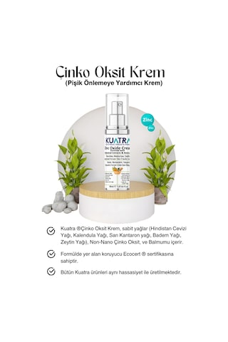Kuatra Çinko Oksit Krem Pişik Önlemeye Yardımcı